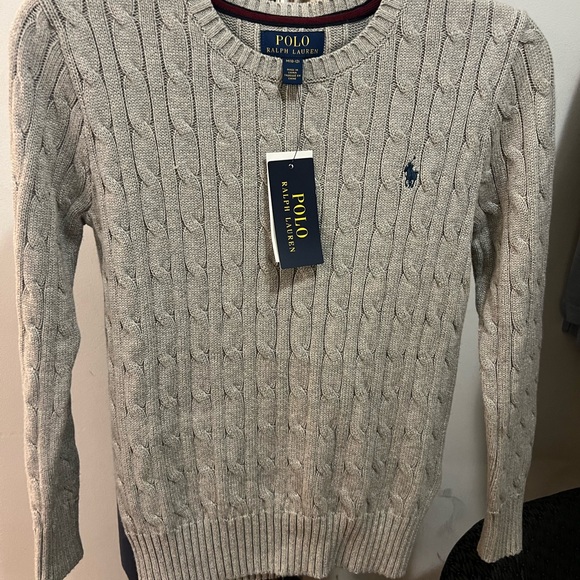 Polo Ralph Lauren Other - Polo Ralph Lauren Gray Cable Knit kids Sweater.

Never used tags still on. 10/12